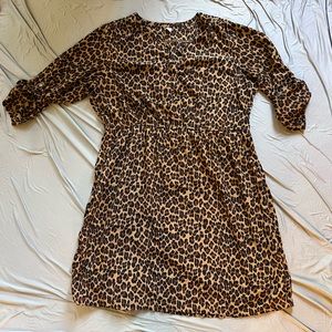 Old Navy XXL Leopard print midi dress